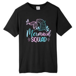 Mermaid Squad Women Birthday Squad Tall Fusion ChromaSoft Performance T-Shirt