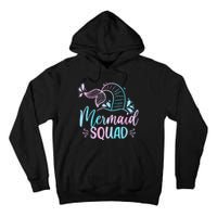 Mermaid Squad Women Birthday Squad Tall Hoodie