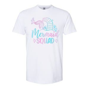 Mermaid Squad Women Birthday Squad Softstyle CVC T-Shirt