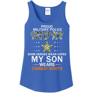 My Son Wears Combat Bootsgiftproud Mp Military Police Mom Army Gift Ladies Essential Tank