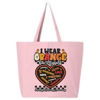 Multiple Sclerosis Wear Orange Ribbon For Myself Ms Warrior 25L Jumbo Tote