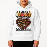 Multiple Sclerosis Wear Orange Ribbon For Myself Ms Warrior Hoodie