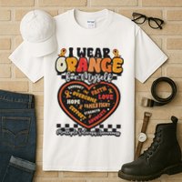 Multiple Sclerosis Wear Orange Ribbon For Myself Ms Warrior Tall T-Shirt