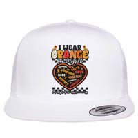 Multiple Sclerosis Wear Orange Ribbon For Myself Ms Warrior Flatbill Hat
