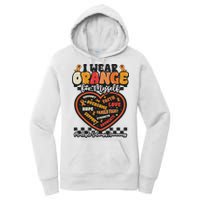 Multiple Sclerosis Wear Orange Ribbon For Myself Ms Warrior Women's Pullover Hoodie