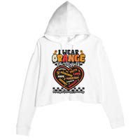 Multiple Sclerosis Wear Orange Ribbon For Myself Ms Warrior Crop Fleece Hoodie