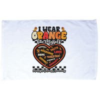 Multiple Sclerosis Wear Orange Ribbon For Myself Ms Warrior Microfiber Hand Towel