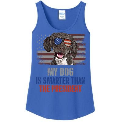 My Spanish Water Dog Smarter Than President Gift Ladies Essential Tank