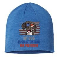 My Spanish Water Dog Smarter Than President Gift Sustainable Beanie