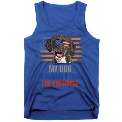 My Spanish Water Dog Smarter Than President Gift Tank Top