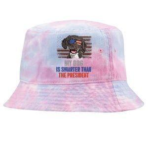 My Spanish Water Dog Smarter Than President Gift Tie-Dyed Bucket Hat