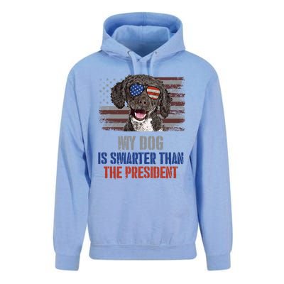 My Spanish Water Dog Smarter Than President Gift Unisex Surf Hoodie