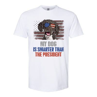 My Spanish Water Dog Smarter Than President Gift Softstyle CVC T-Shirt