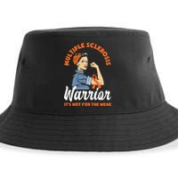 Multiple Sclerosis Warrior It's Not For The Weak Ms Meaningful Gift Sustainable Bucket Hat