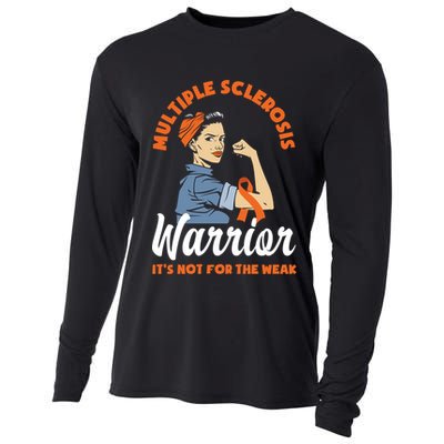Multiple Sclerosis Warrior It's Not For The Weak Ms Meaningful Gift Cooling Performance Long Sleeve Crew