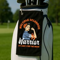 Multiple Sclerosis Warrior It's Not For The Weak Ms Meaningful Gift Golf Towel