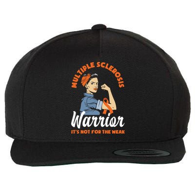 Multiple Sclerosis Warrior It's Not For The Weak Ms Meaningful Gift Wool Snapback Cap