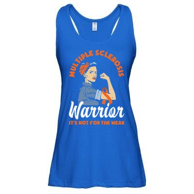 Multiple Sclerosis Warrior It's Not For The Weak Ms Meaningful Gift Ladies Essential Flowy Tank