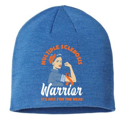 Multiple Sclerosis Warrior It's Not For The Weak Ms Meaningful Gift Sustainable Beanie