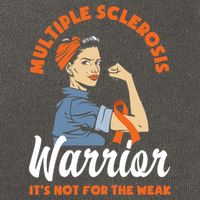 Multiple Sclerosis Warrior It's Not For The Weak Ms Meaningful Gift Cotton Canvas Backpack
