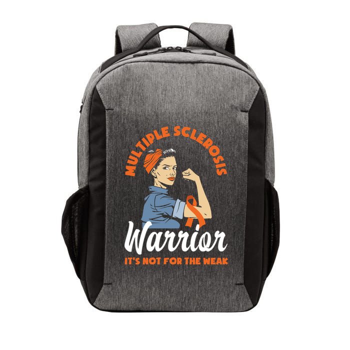 Multiple Sclerosis Warrior It's Not For The Weak Ms Meaningful Gift Vector Backpack