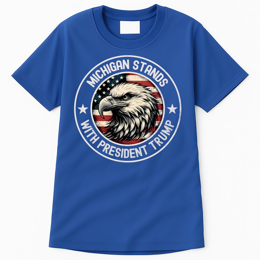 Michigan Stands With Trump Gift Tall T-Shirt