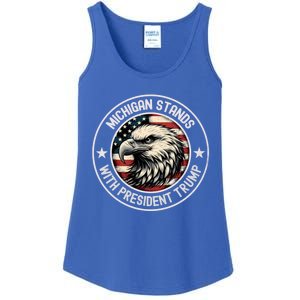 Michigan Stands With Trump Gift Ladies Essential Tank