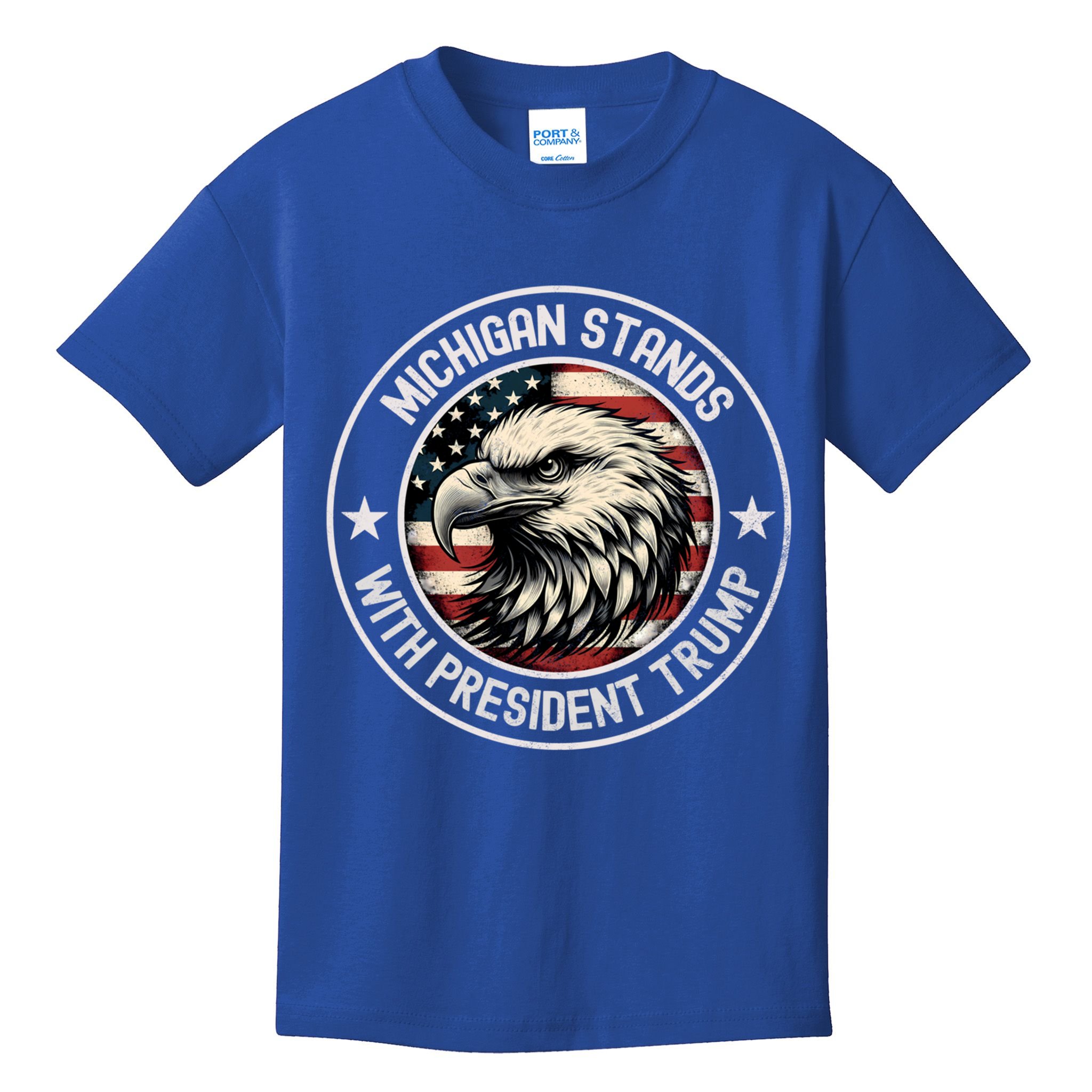 Michigan Stands With Trump Gift Kids T-Shirt