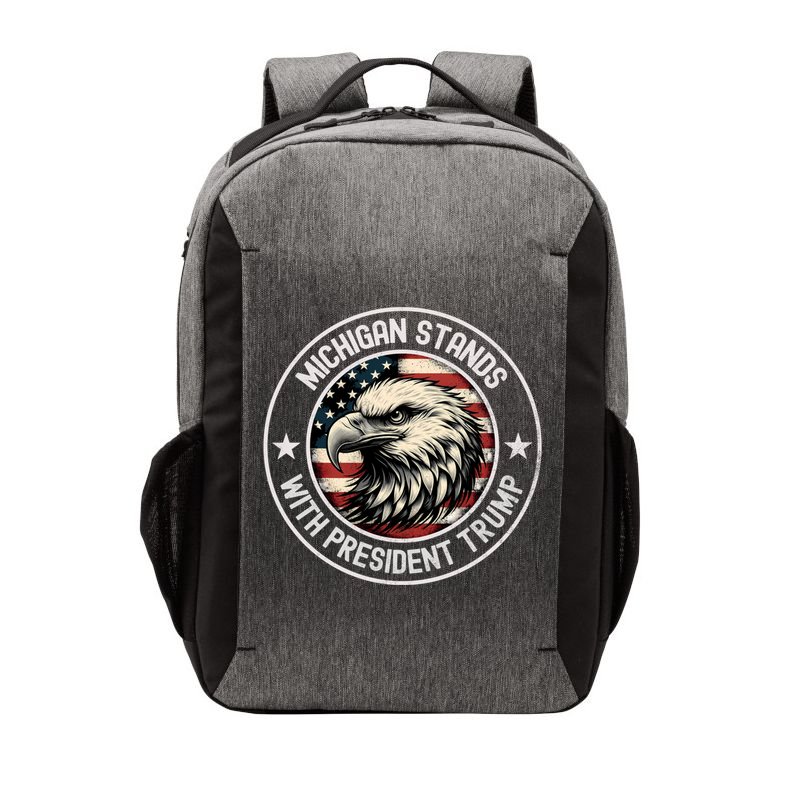 Michigan Stands With Trump Gift Vector Backpack