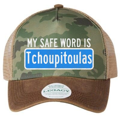 My Safe Word Is Tchoupitoulas Louisiana Legacy Tie Dye Trucker Hat