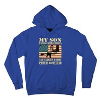 My Son Wears Combat Boots Gift Proud Army Dad Military Father Gift Hoodie