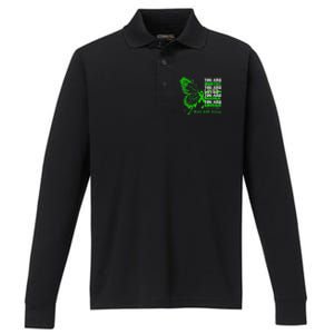 Motivational Support Warrior Mental Health Awareness Gifts Performance Long Sleeve Polo