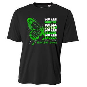 Motivational Support Warrior Mental Health Awareness Gifts Cooling Performance Crew T-Shirt