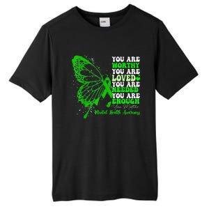 Motivational Support Warrior Mental Health Awareness Gifts Tall Fusion ChromaSoft Performance T-Shirt