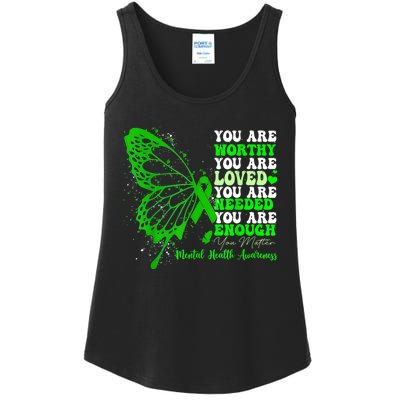 Motivational Support Warrior Mental Health Awareness Gifts Ladies Essential Tank