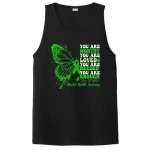 Motivational Support Warrior Mental Health Awareness Gifts PosiCharge Competitor Tank