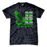 Motivational Support Warrior Mental Health Awareness Gifts Tie-Dye T-Shirt