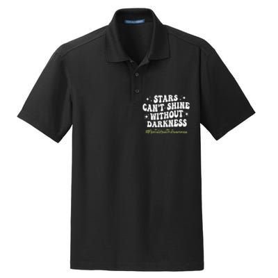 Motivational Support Warrior Mental Health Awareness Matters Dry Zone Grid Polo