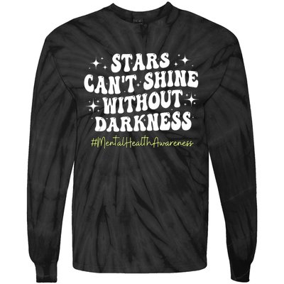 Motivational Support Warrior Mental Health Awareness Matters Tie-Dye Long Sleeve Shirt