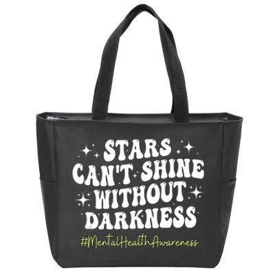 Motivational Support Warrior Mental Health Awareness Matters Zip Tote Bag