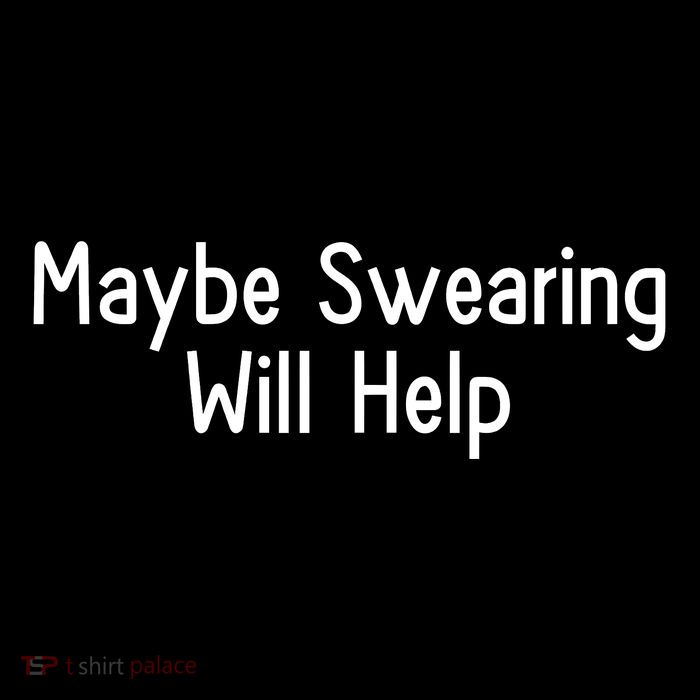 Maybe Swearing Will Help Wool Snapback Cap