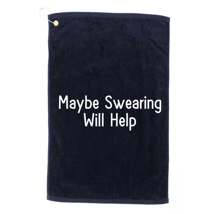 Maybe Swearing Will Help Golf Towel