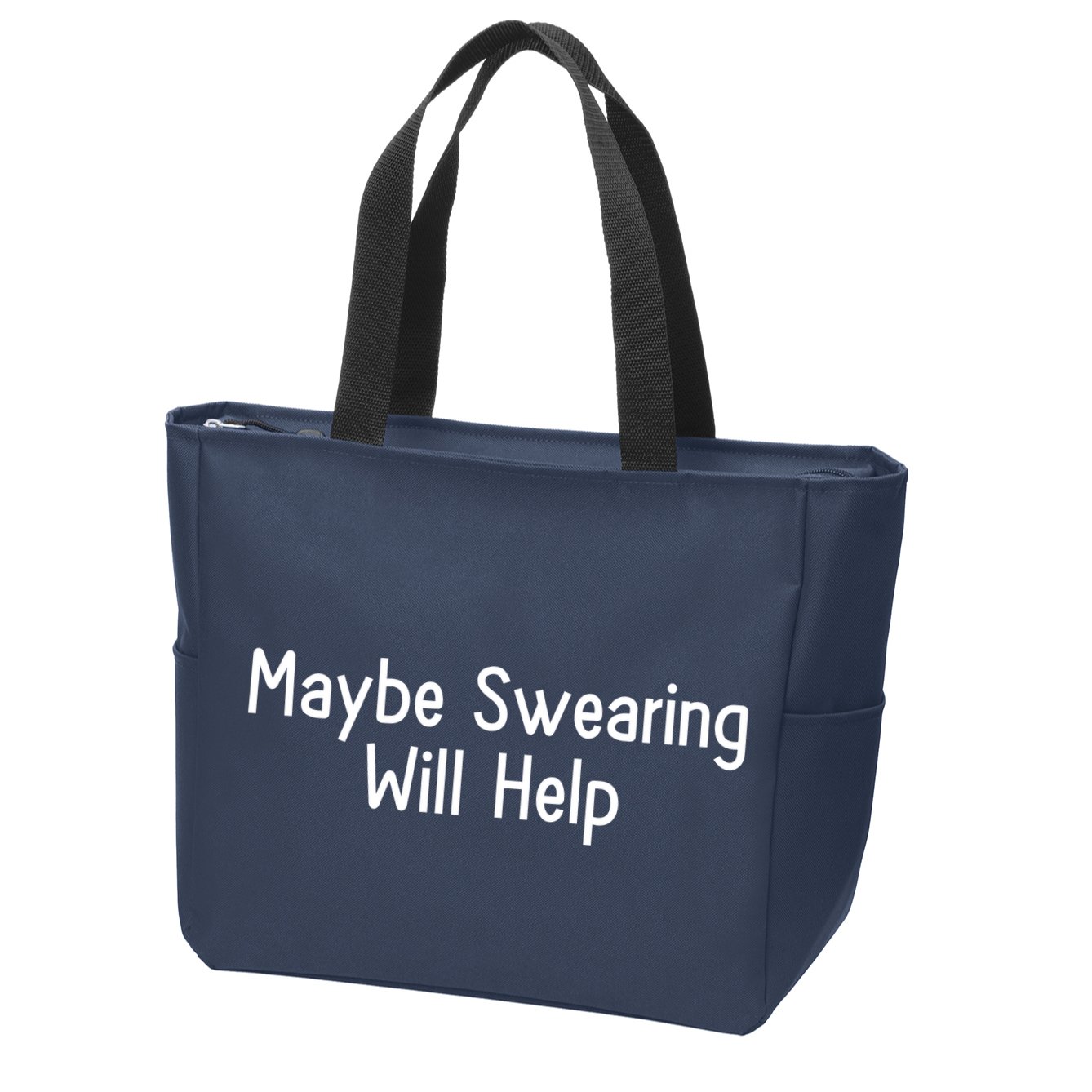 Maybe Swearing Will Help Zip Tote Bag
