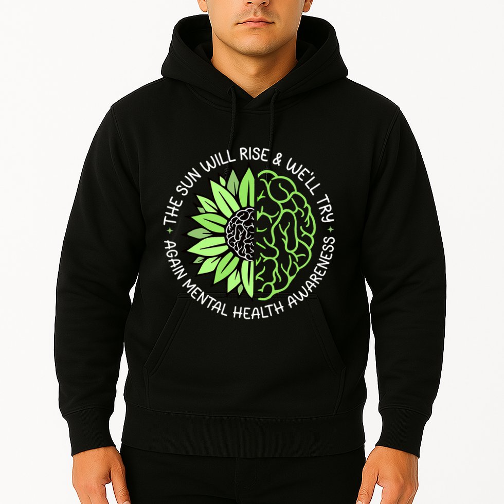 Motivational Support Warrior Mental Health Awareness Month Gift Hoodie