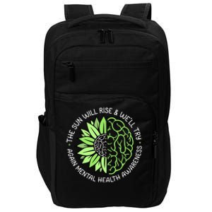 Motivational Support Warrior Mental Health Awareness Month Gift Impact Tech Backpack