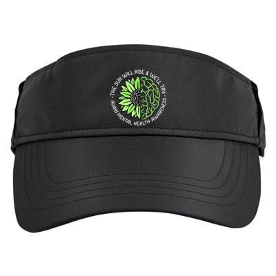 Motivational Support Warrior Mental Health Awareness Month Gift Adult Drive Performance Visor