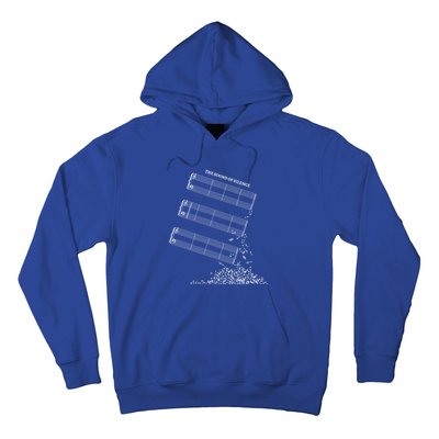 Music Sheet Without Sheet Music Gift The Sound Of Silence Cool Gift Hoodie