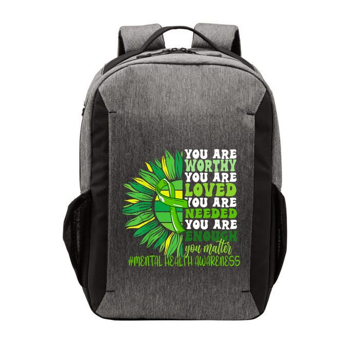 Motivational Support Warrior Mental Health Awareness Month Design Vector Backpack