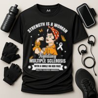 Multiple Sclerosis Warrior Fighting Ms Women Cooling Performance Crew T-Shirt
