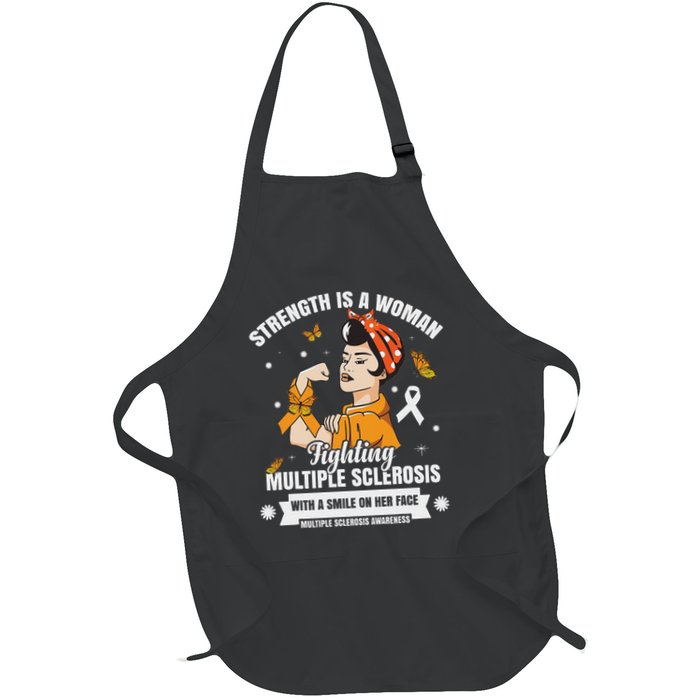 Multiple Sclerosis Warrior Fighting Ms Women Apron